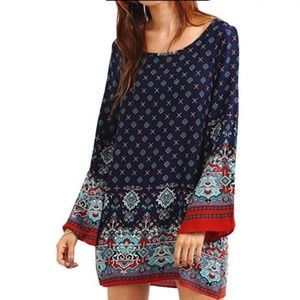 NWOT Risesun Boho Tunic Dress